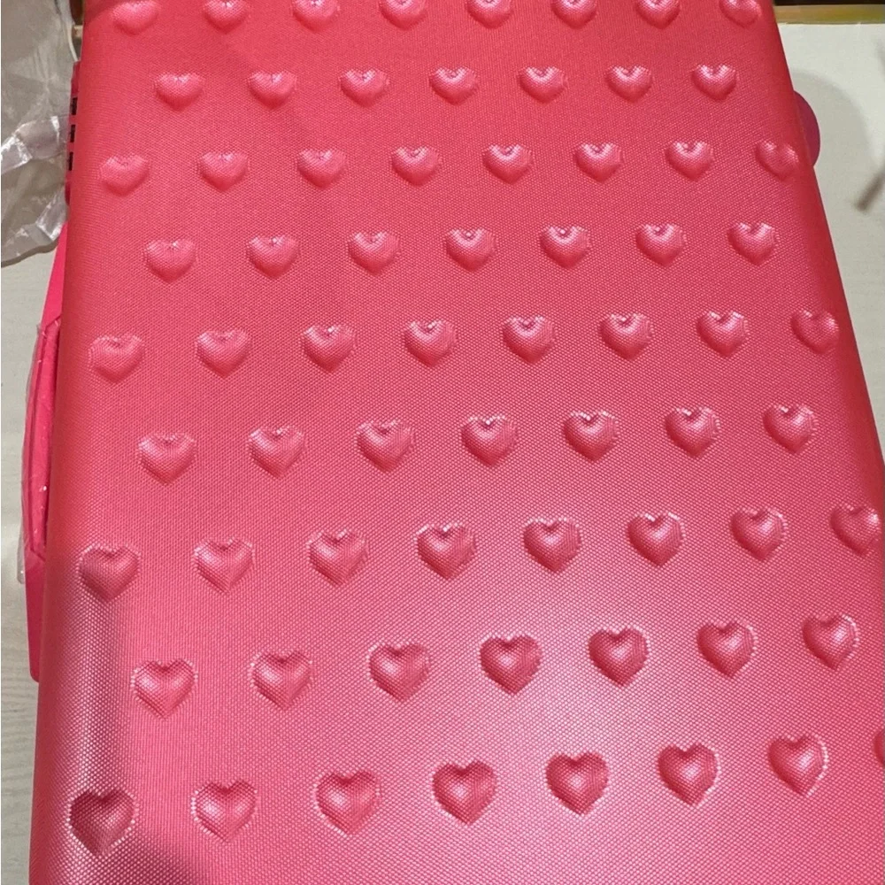 Pink Pearlescent Kitty suitcase Valentine Birthday Bat Mitzvah - Picture 5 of 10